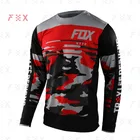 2021 мужские майки для горнолыжного спорта, футболки с надписью HTTP Fox для горного велосипеда, бездорожья, DH, мотоцикла, мотокросса, камуфляжная спортивная одежда