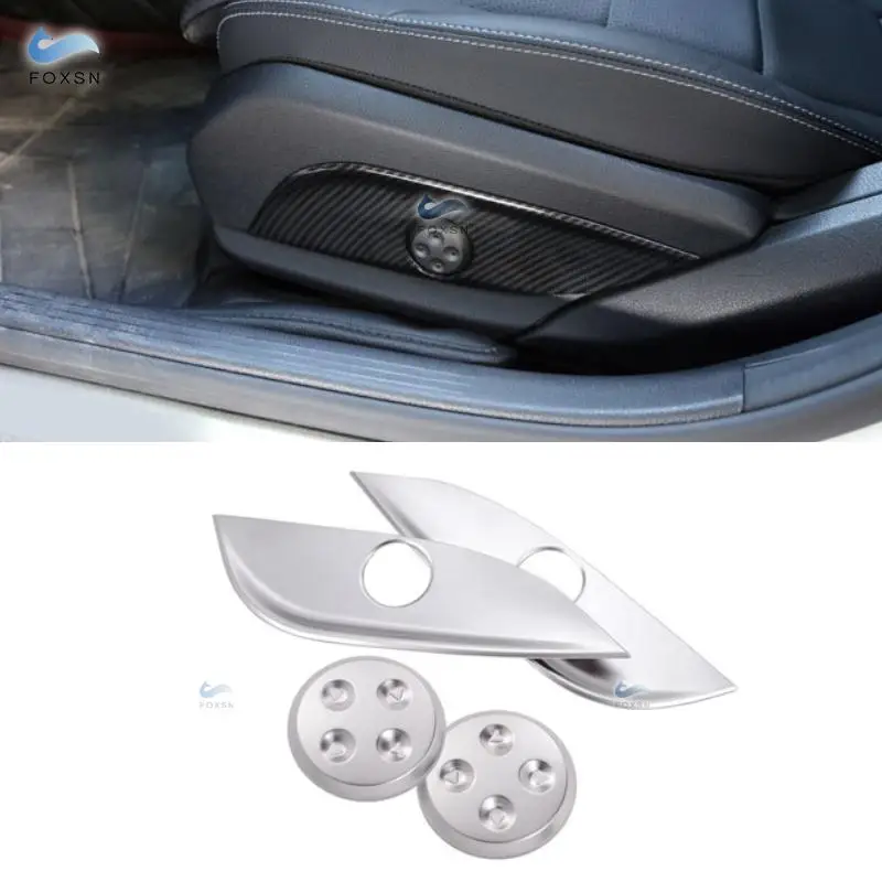 

For Mercedes Benz E C GLC GLS Class W212 W213 W205 2015-2018 Car Interior Seat Adjust Panel Switch Button Cover Protective Trim