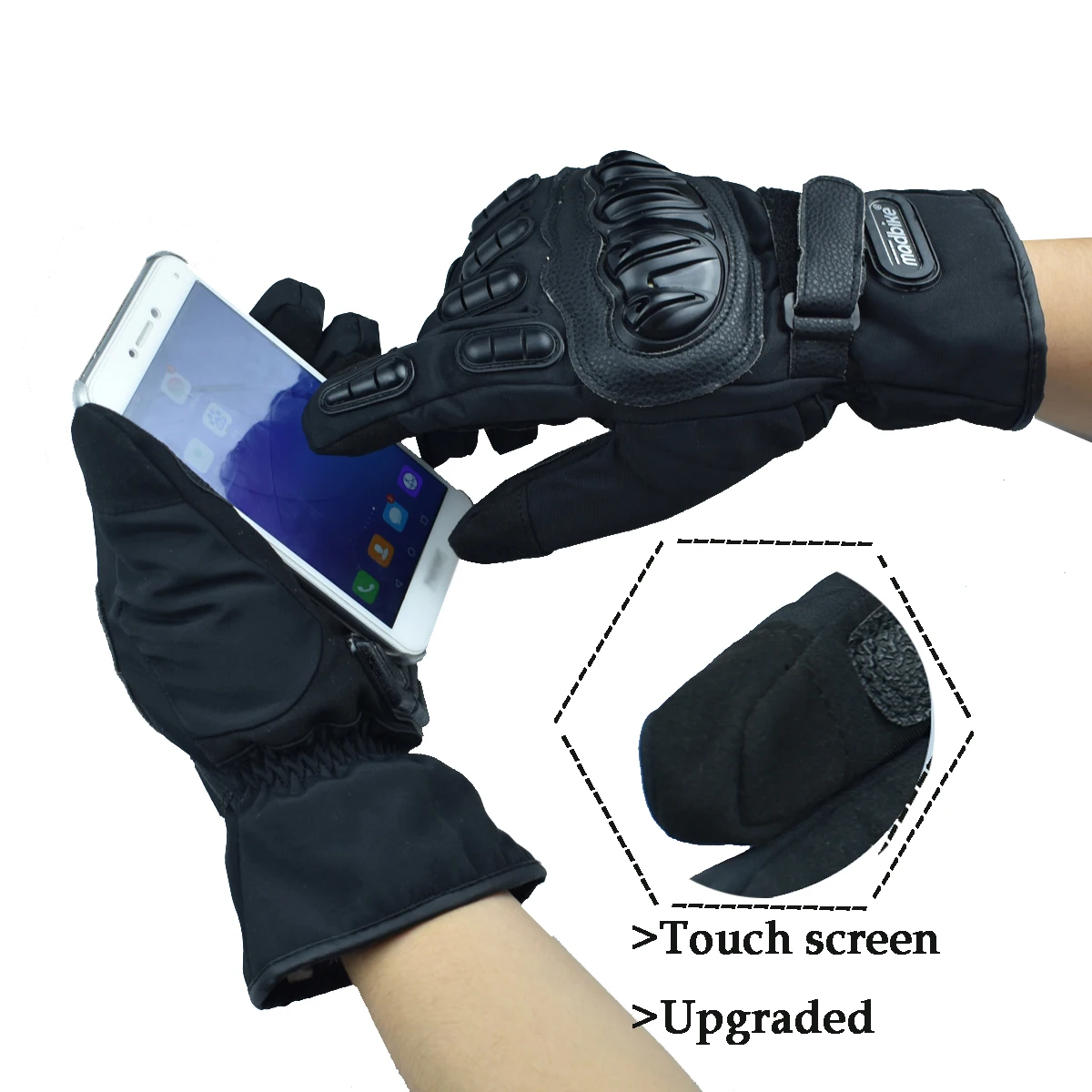 Moto rcycle перчатки с сенсорным экраном водонепроницаемые moto guantes s мотоцикл мотобайк