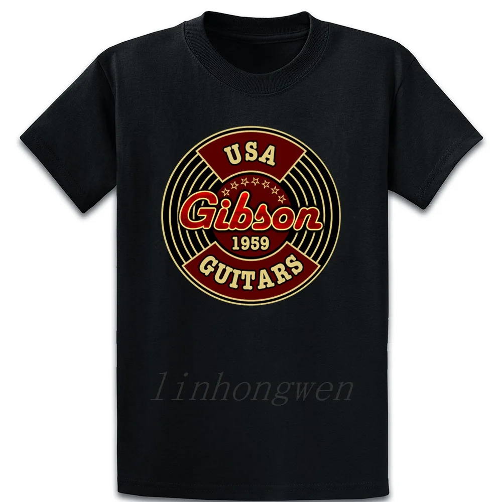 США Gibsones гитары 1959 футболка с надписью S 5xl Cotton Homme новинка модная для весны и осени