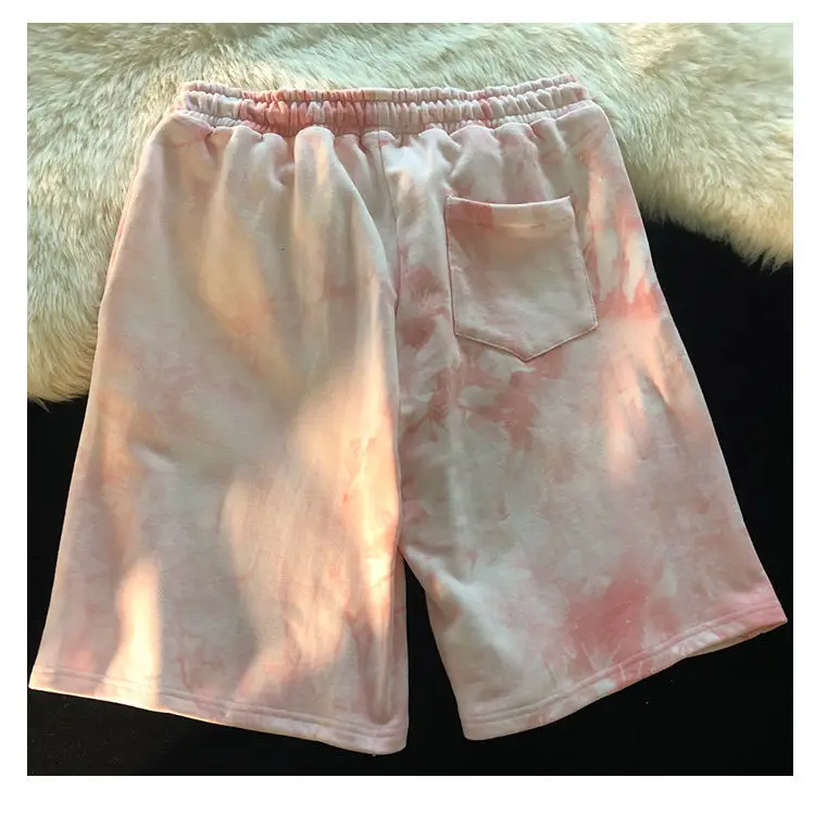 

New love embroidery student sports shorts for men and women in 2021 summer