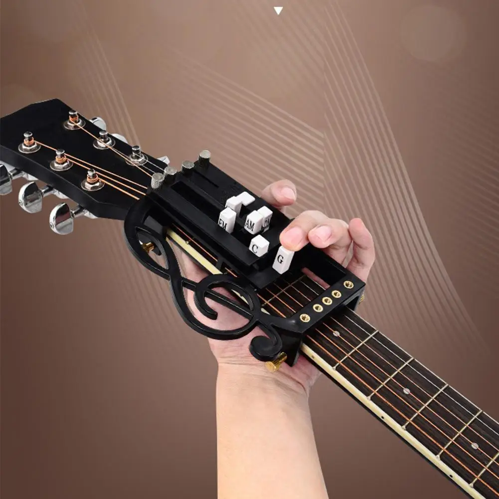 

Teaching Aids Chord One Key Assisted Guitar Trainer Guitar Chord Teaching Tool