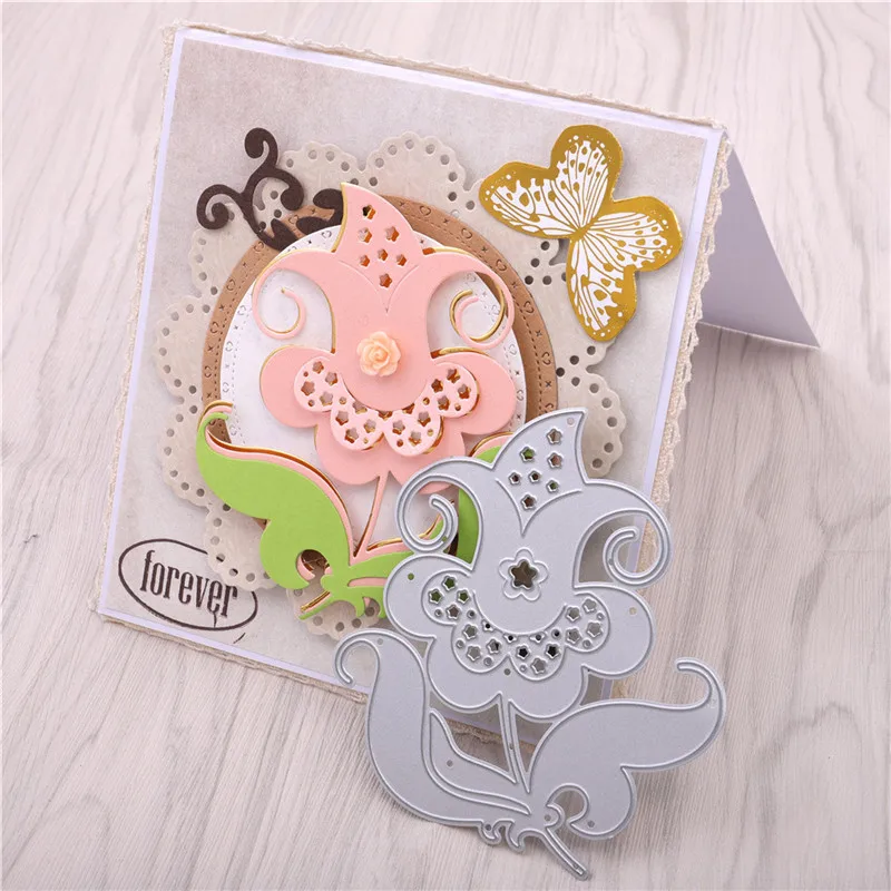 GJCrafts Цветочные штампы Morning Glory металлические резные Новинка 2020 для изготовления