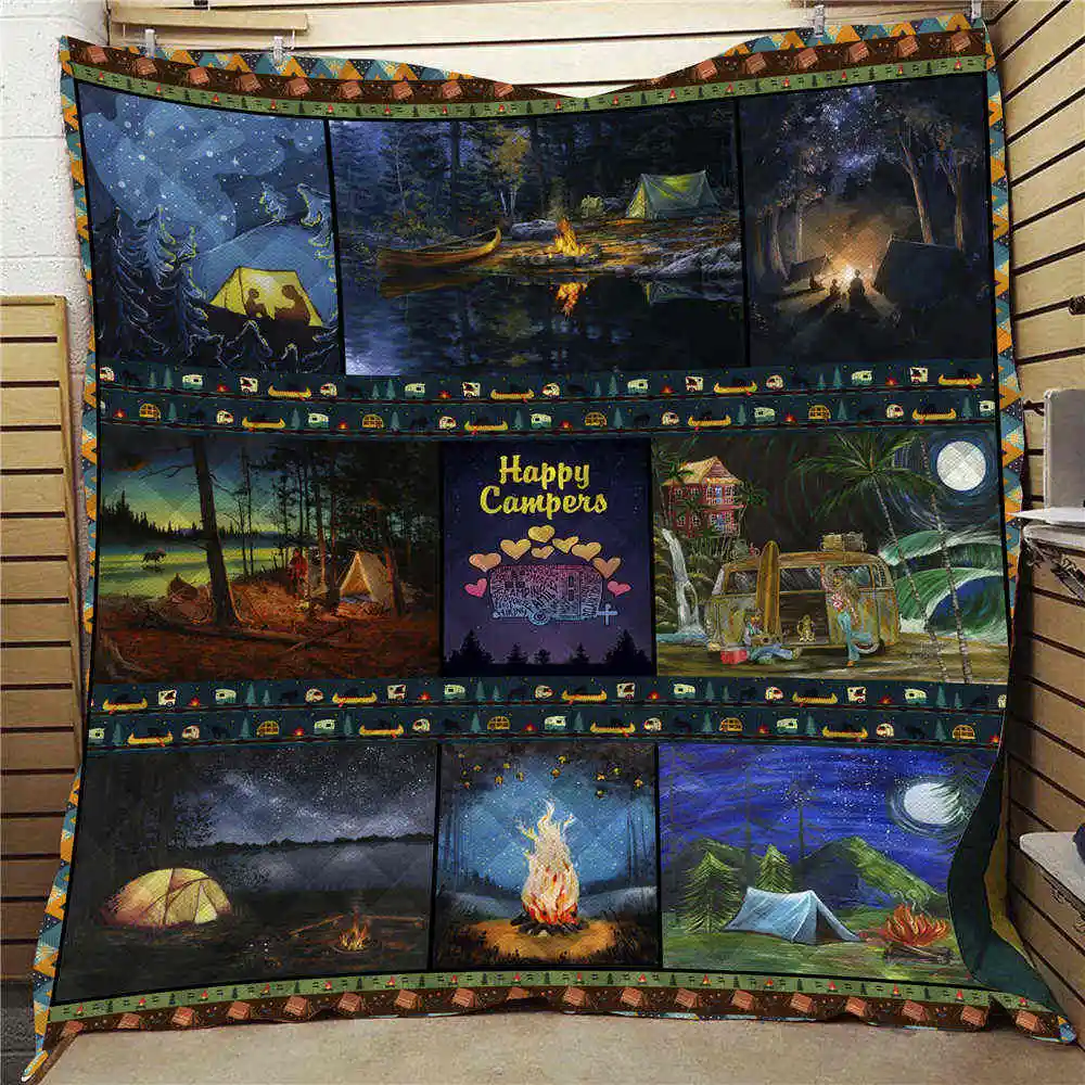 Чехол для дивана с аниме принтом походный элемент домашнее стеганое одеяло