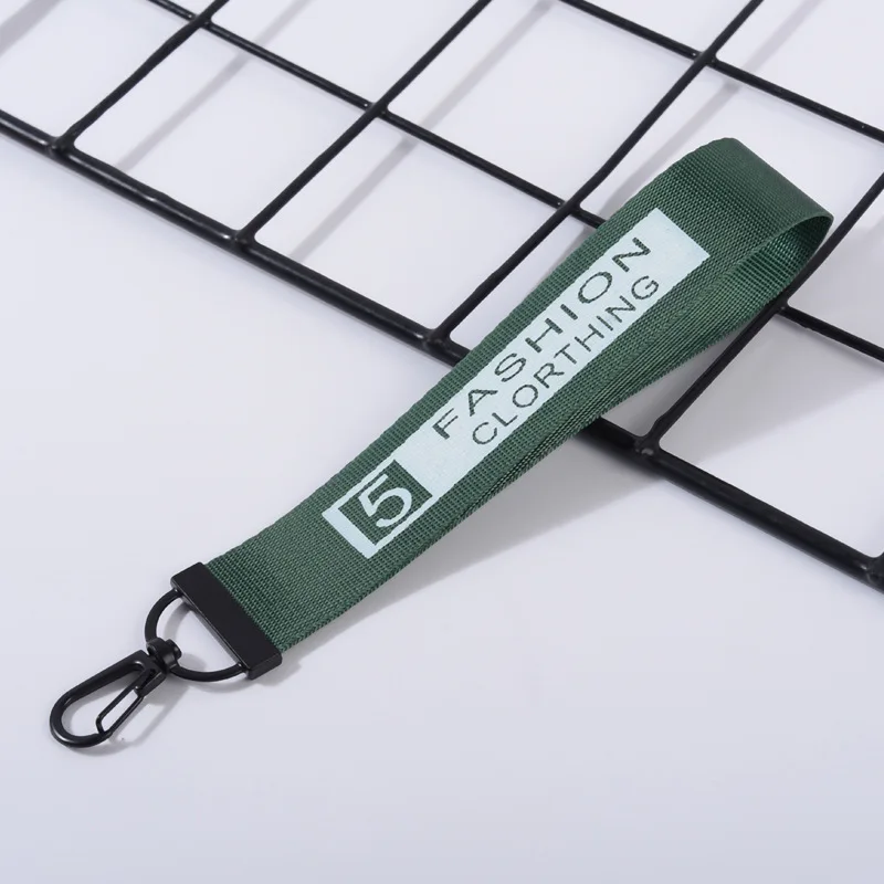 Модные буквы ленточный брелок креативная ткань id карта мобильный телефон