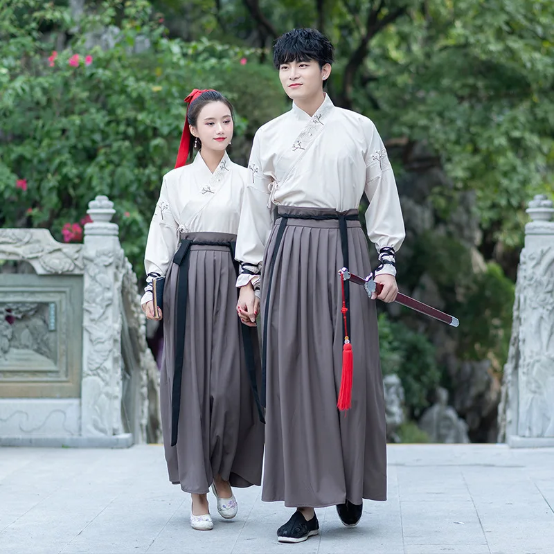 

couples hanfu men's and women's traditional costume han elements/brought clothes Wu Xiafeng couples CP in the autumn