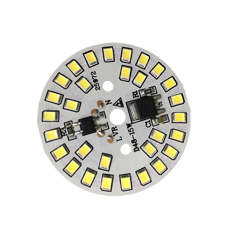 Фото Светодиодная лампа 15 Вт, 12 Вт, 9 Вт, 7 Вт, 5 Вт, вход PCB Smart IC 5730, светодиодная лампа с чипом и проводом для прожектора №4