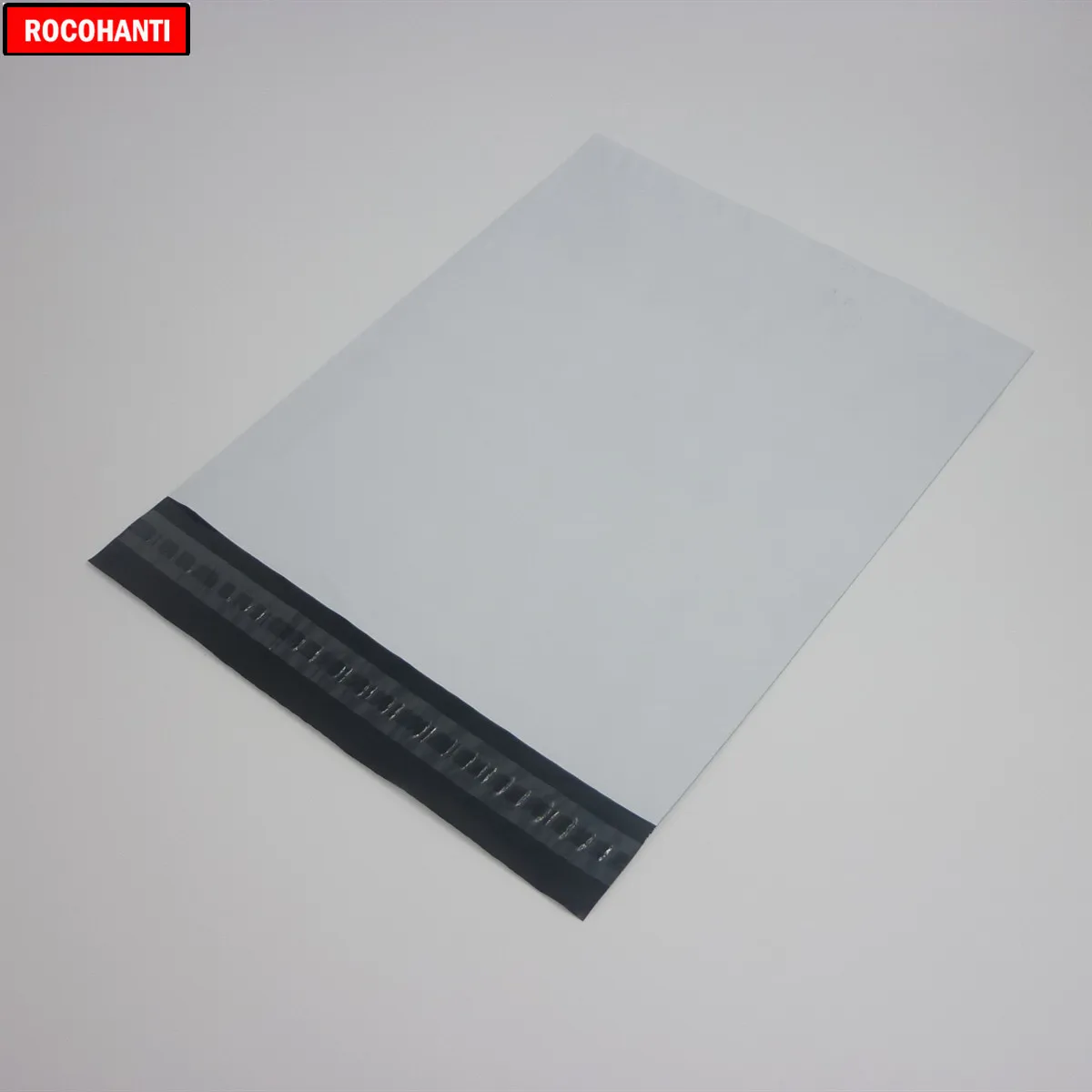ROCOHANTI 100x белые полиэтиленовые пакеты для доставки с логотипом на заказ