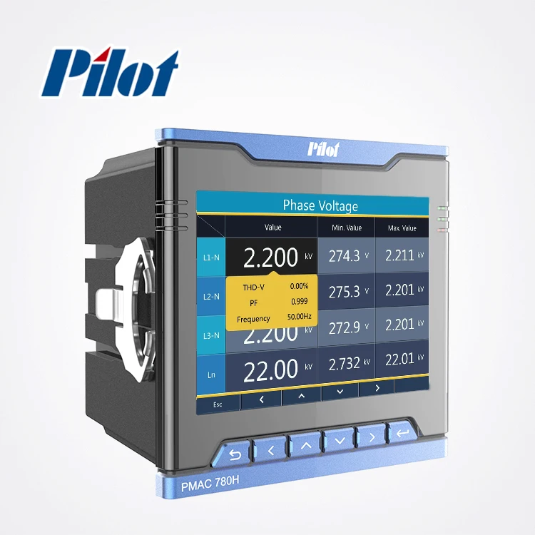 

PILOT PMAC780H 63th Harmonic TCP/IP RS485 Power Quality Analyzer