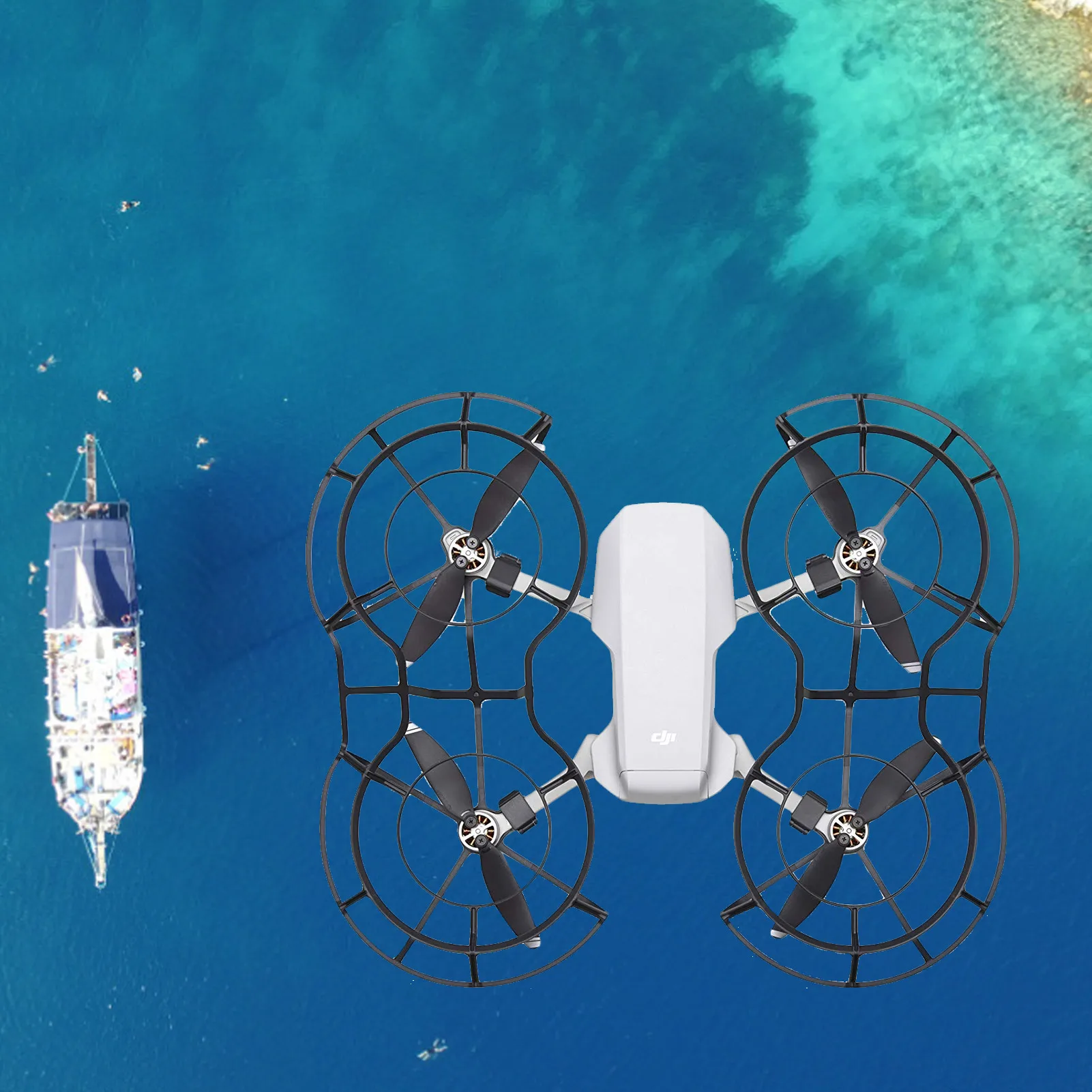 Защитная клетка для БПЛА 360 Защита пропеллера Аксессуары Dj Mini2 круглый элерон