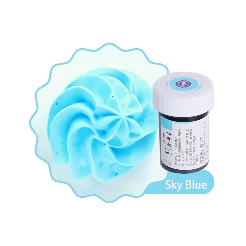 Sky Blue Wilton США импортные пищевые цветные макароны крем пищевые красящие ингредиенты для выпечки торта пищевые цветные пигментные Инструменты для выпечки и кондитерских изделий - Цвет: Sky Blue