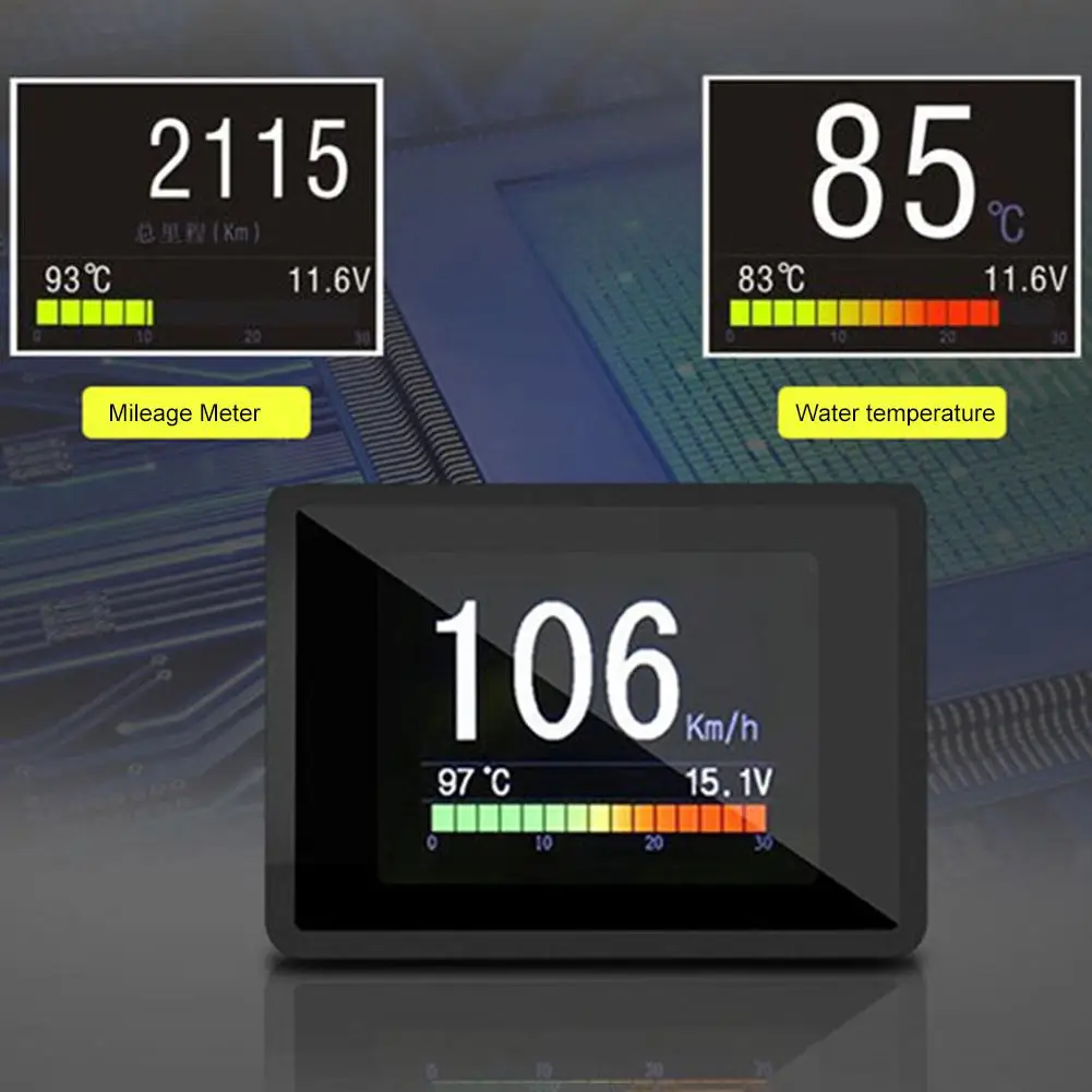 Новинка 2020 Автомобильный дисплей A203 цифровой OBD 2 Компьютерный спидометр
