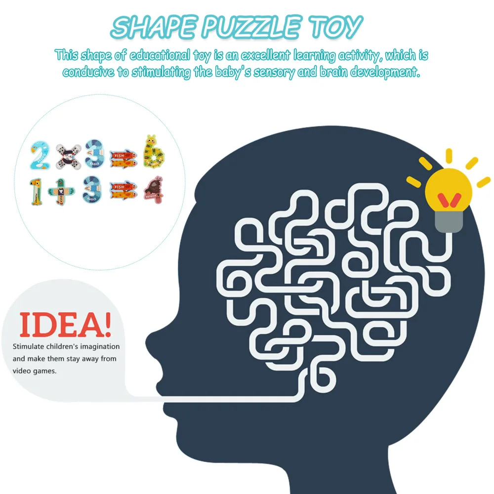 

1 Set Blackboard Magnetic Numbers Animals Decals Toddlers Educational Magnet