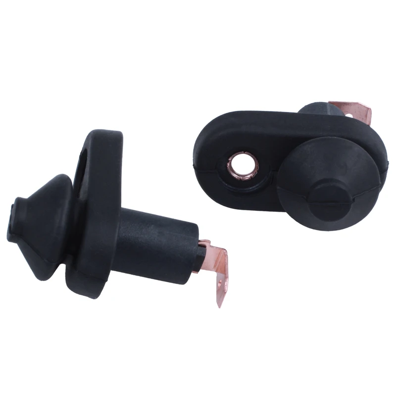 

5 pieces black door lamp light switch mounting for car