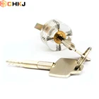 CHKJ перекрестные замки для дверей, ящиков, шкафов, набор палочек, прозрачные замки, тренировочные замки, тренировочные навыки для искусственных ключей