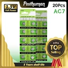 20x AG7 SR927W 1,55 V Volt Cell щелочные батареи LR927 LR927W S28 SP395 SR57 SR57L SR927 SR927SW TR927W V395 монетная кнопка