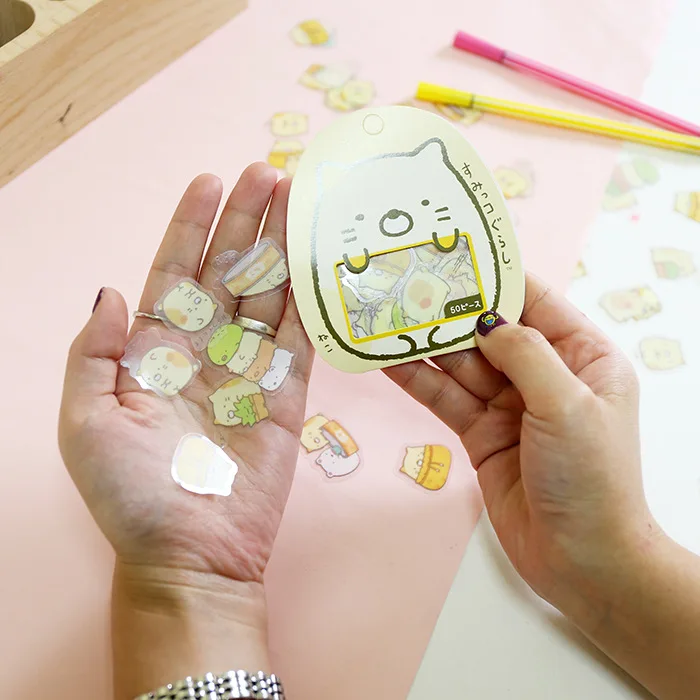 50 шт. 4 дизайна детские игрушки глупенькие Мультяшные животные прозрачная