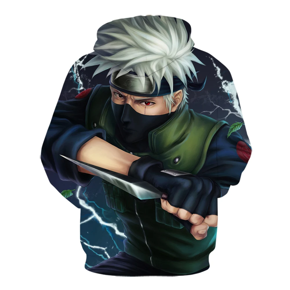Толстовка с капюшоном/Пот Harajuku Niubi Naruto милый топ унисекс уличная одежда Uchiha Sasuke