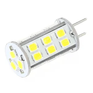 Светодиодная лампа G6.35, сверхъяркая, высокой мощности, 2835SMD, 27 светодиодов, до 350LM, широкая, переменныйпостоянный ток, 24 В, диммируемая лампочка, домов на колесах, купольный светильник, 1 шт.лот
