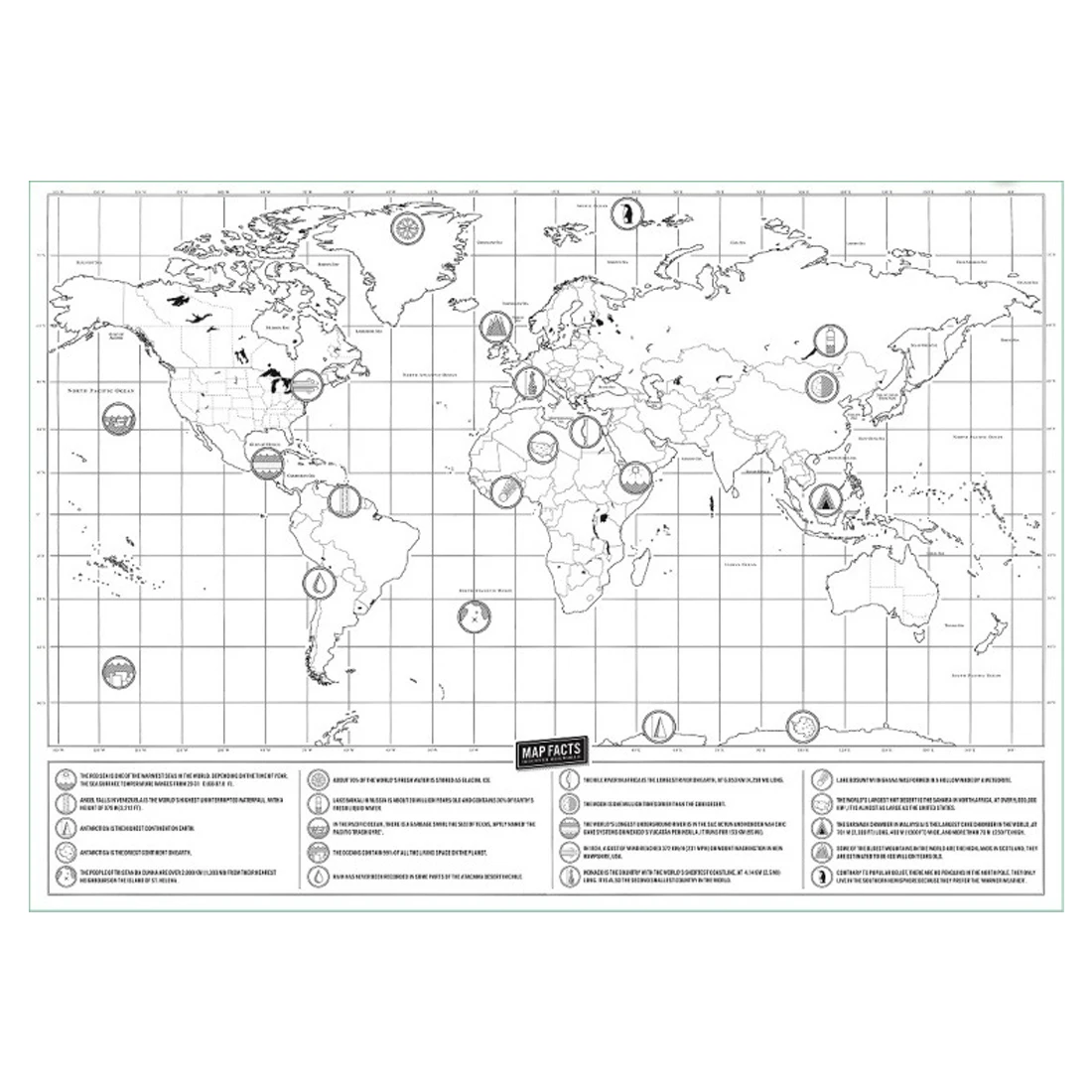 Настенный стикер для карты украшение дома Карта мира шейный платок Дорожная