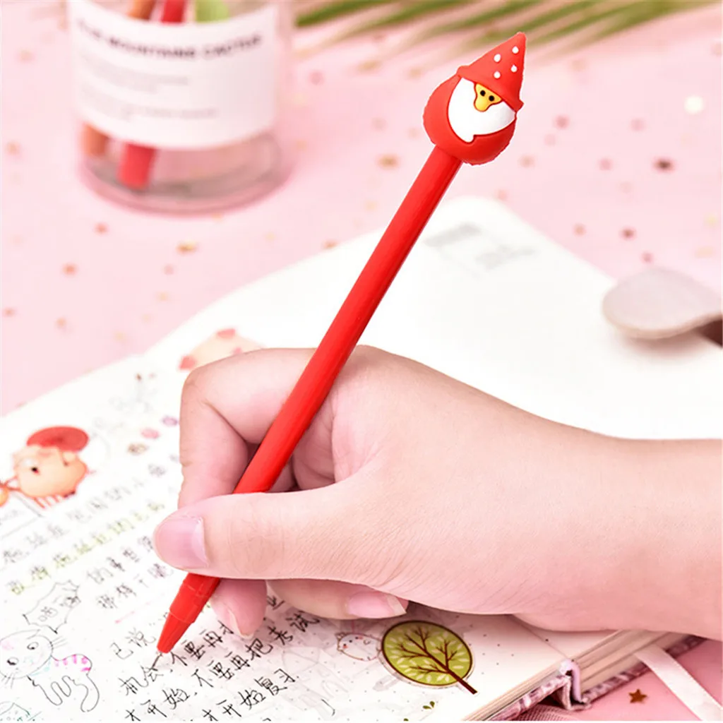 

Estojo Escolar Cute Cartoon Christmas Series Gel Pen Creative Student Office Stationery Dropshipping #26