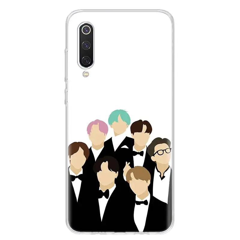 love yourself boys kpop cover phone case for xiaomi redmi note 10 pro 10s 9 9s 8 8t 11t 11s 11 5g 9 9a 9c 9t 8 7 8a 7a soft free global shipping