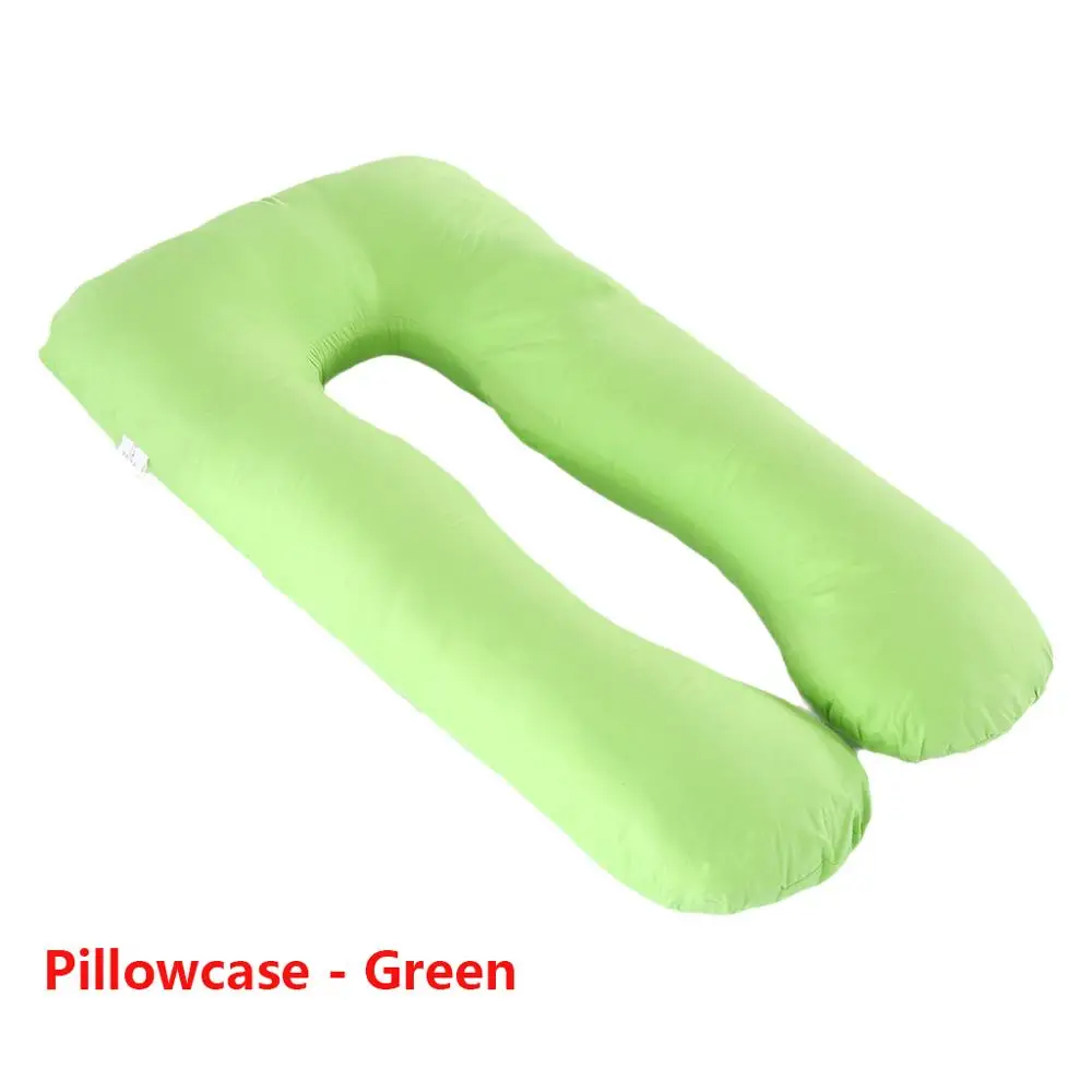 Pillowcase - Green 130*70 см подушка для кормления для беременных и кормящих(наволочка того же размера на выбор, 8 цветов - Цвет: Pillowcase - Green