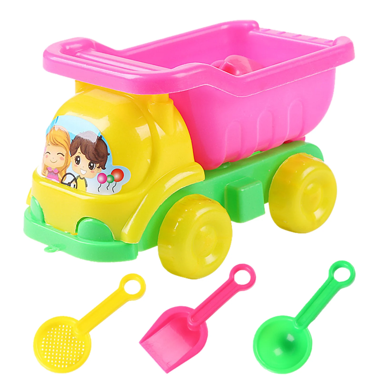 

Baby Beach Buggy Toy Set Cartoon Pattern Fun Children's Beach Water Toy Play With Sand Outdoor Game Summer Seaside