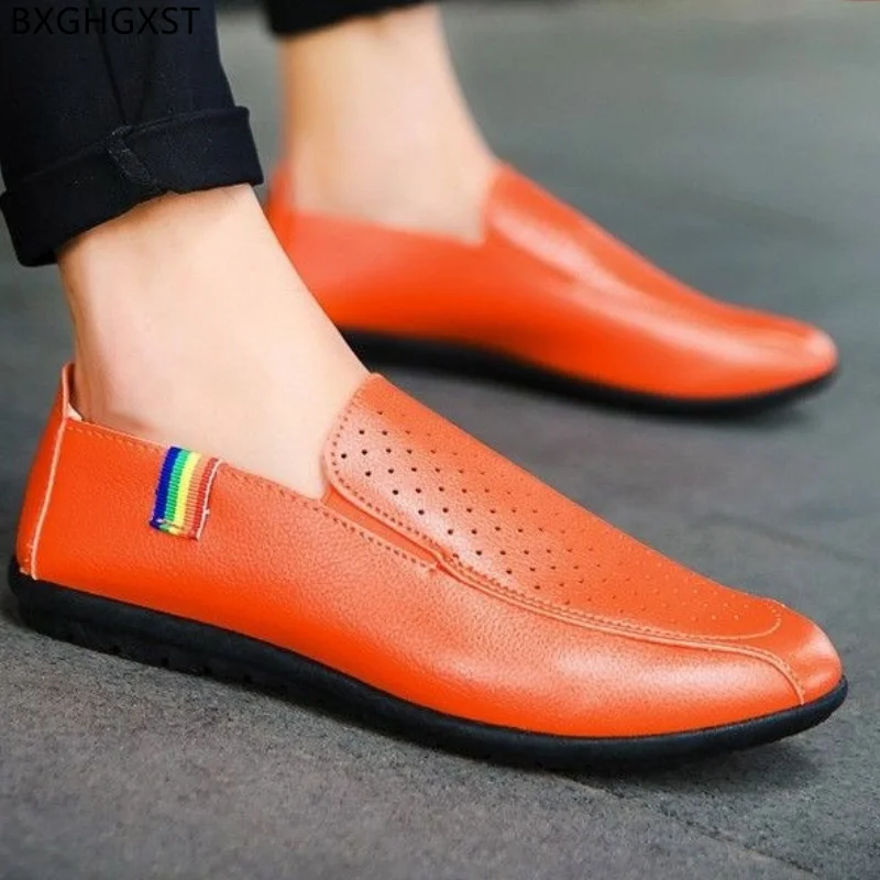 

Brand Leather Casual Shoes for Man 2022 Designer Slip on Shoes Men Fashion Mens Loafers Shoes Luxury Zapatillas Hombre Chaussure