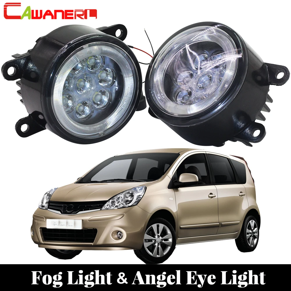 Cawanerl Автомобильный светодиодный лампы Противотуманные фары светильник Ангел