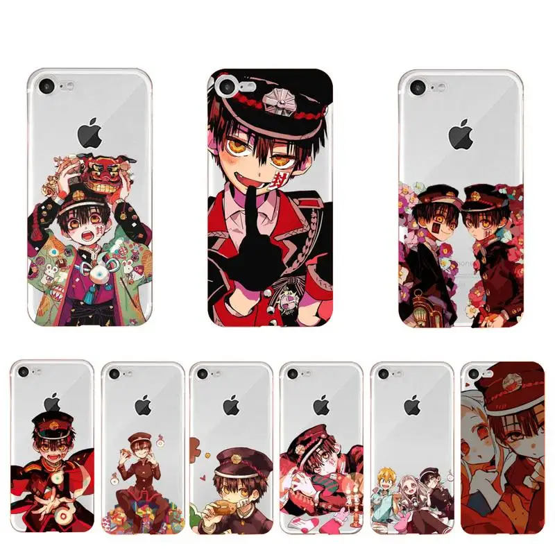 

YNDFCNB Jibaku Shounen Hanako Kun Toilet-bound Hanako-Kun Phone Case for iPhone 11 12 13 mini pro XS MAX 8 7 6 6S Plus X 5S SE