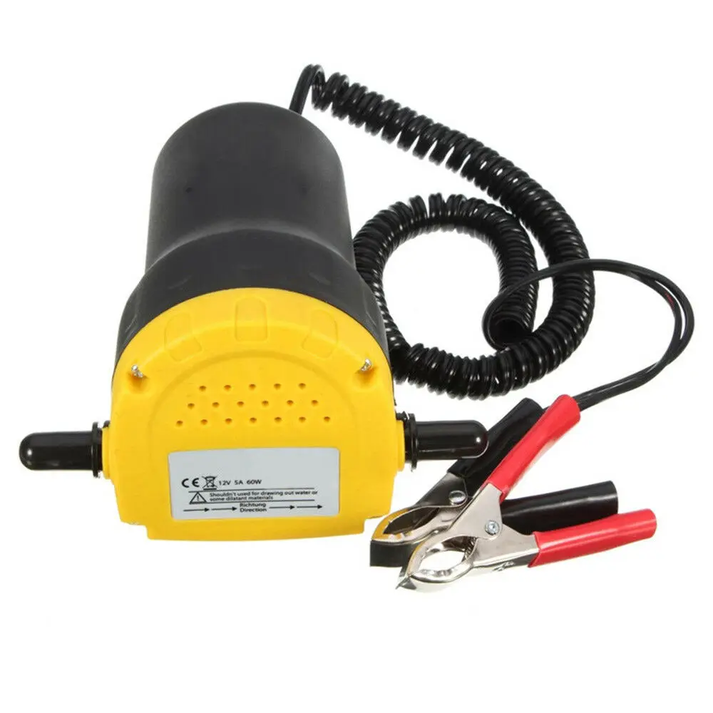 Car DC 12V 60W Fuel Pump Oil Diesel Extractor Scavenge Suction Vacuum Transfer Change |