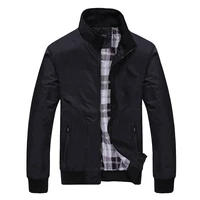 mens jackets spring autumn casual coats solid color mens sportswear stand collar width jackets male jackets m 4xl