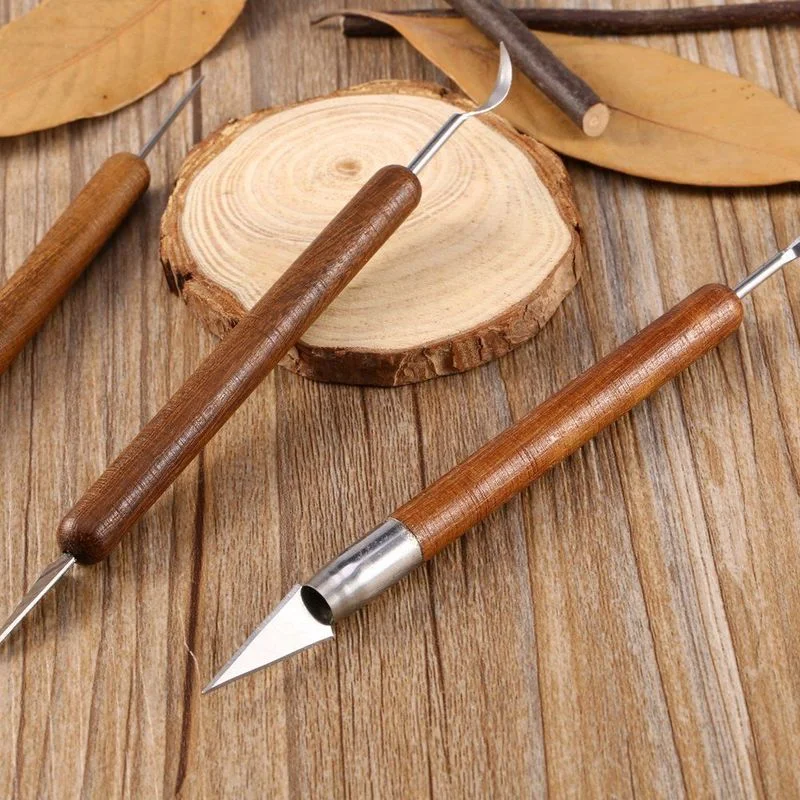 Высокое качество 6 шт./компл. и sharp глиняные изделия для резки воск вырезать