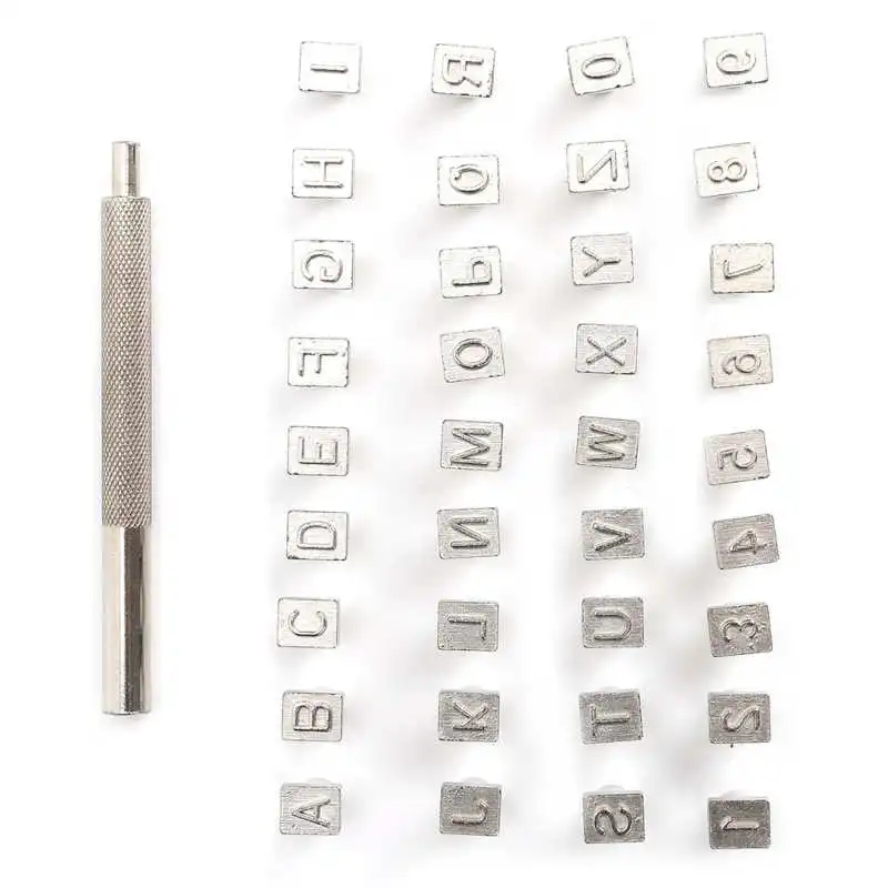 Набор для перфорации с цифрами алфавитный перфоратор из легированной стали DIY