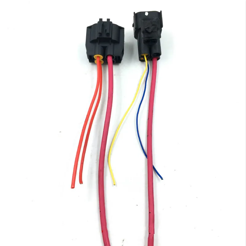 

Male and Female electronic fan plug connector with wire for BMW 1 Series 2 series 3 Series 5 Series X1 x2 X3 M2 m3 M4 M5