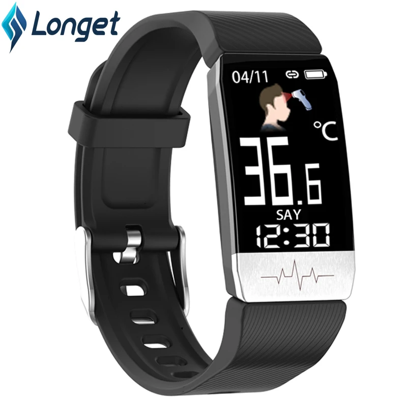 Высококачественные Смарт часы Longet T1 с температурным режимом Водонепроницаемый