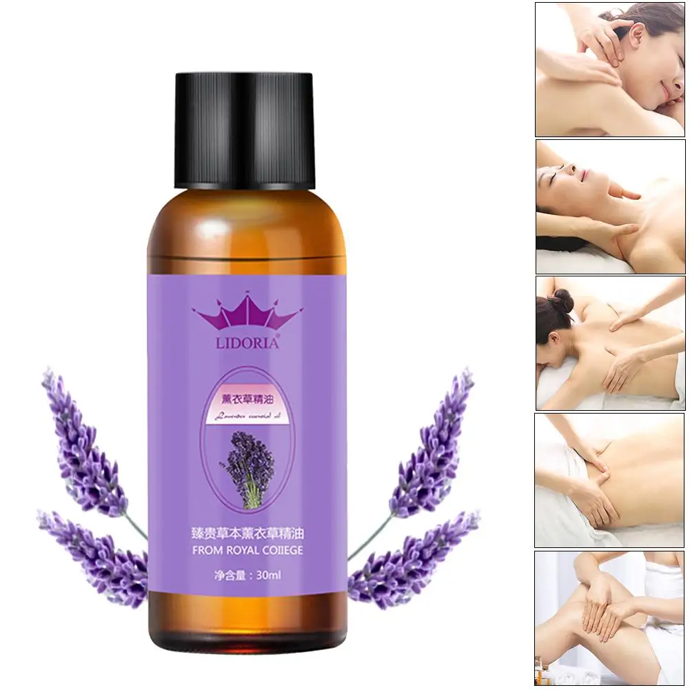 

30ml Plant Essential Oil Ginger Oil Body Massage Thermal Body Lavender Essential Oil For Scrape Therapy SPA Relieve Stress