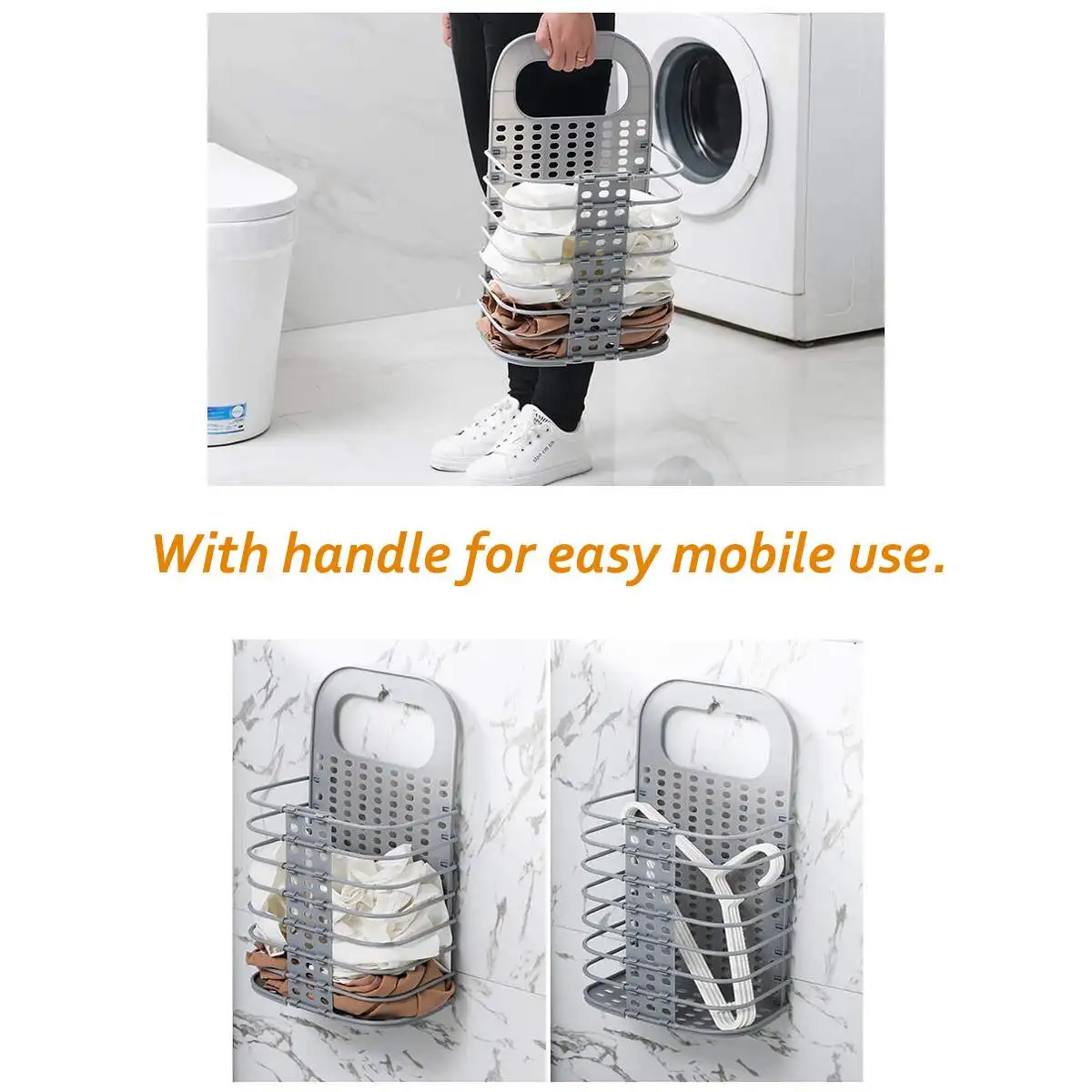 

Washing Basket Plastic Wash Vegetable Fruit Basket Foldable Creative Portable Camping Fishing Kitchen Bath Cleaning Tools