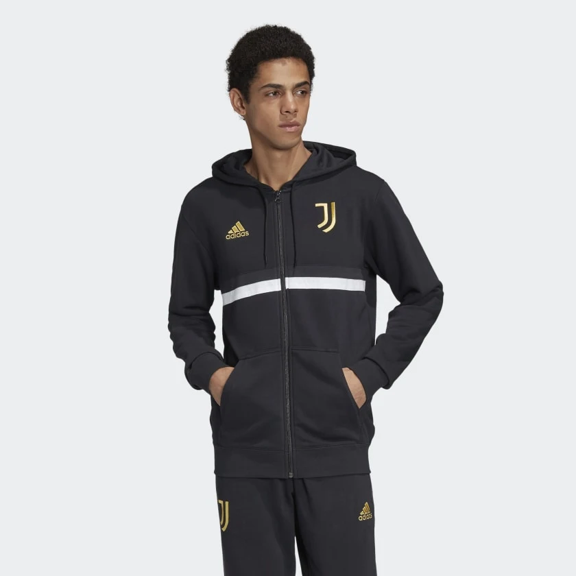 Толстовка Adidas JUVE 3S FZ HD FR4234 | Мужская одежда