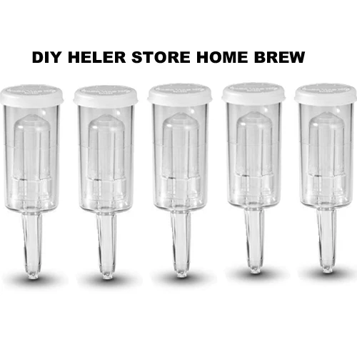 5-PACK 3-PIECE воздушный замок фермент Carboy ведро воздушный замок для домашнего пивоварения пива вина самогон