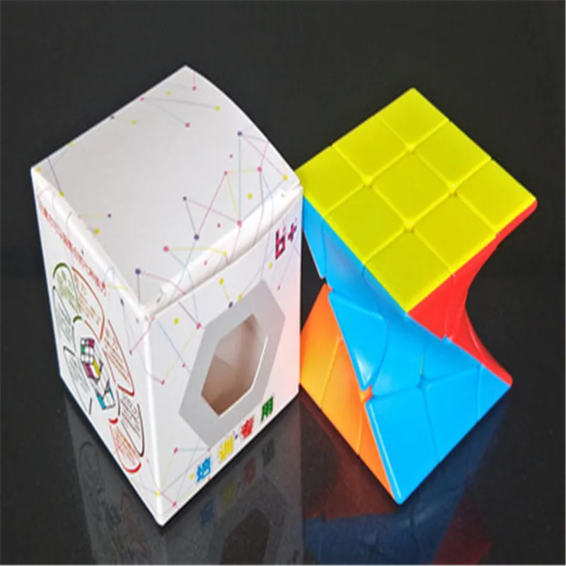 3x3 цветной скрученный куб головоломка игрушка настоящий для отдыха развивающий