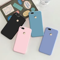 case for xiaomi 5x case soft tpu silicone case solid color protective phone shell for xiaomi 5x back cover cases