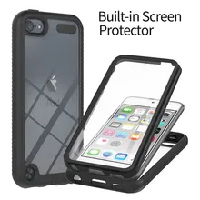Shockproof Cover for apple ipod touch 7 Case touch 6 Skin 5 Armor Anti Shock Hard Back Clear Cases + Front Screen Protector