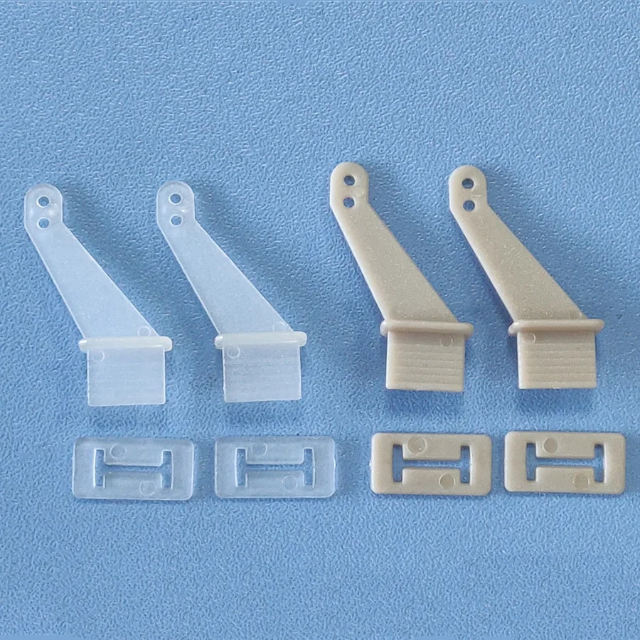 

10 Pcs Nylon Pin Horn/ Zip Horns 30x10 2 Hole RC Airplanes Parts Electric Planes Foam Model Accessories
