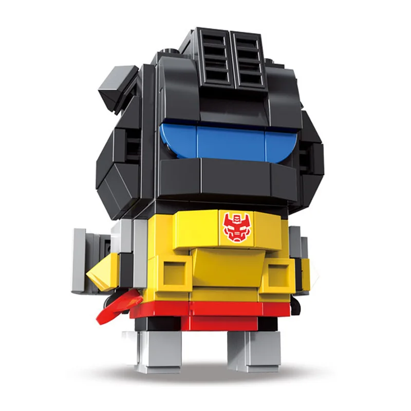 

Transformation Toys 6859-6870 Transformers Toy Brick Heads Optimus Prime Hound Bumblebee Figures Building Block mini Bricks Toys
