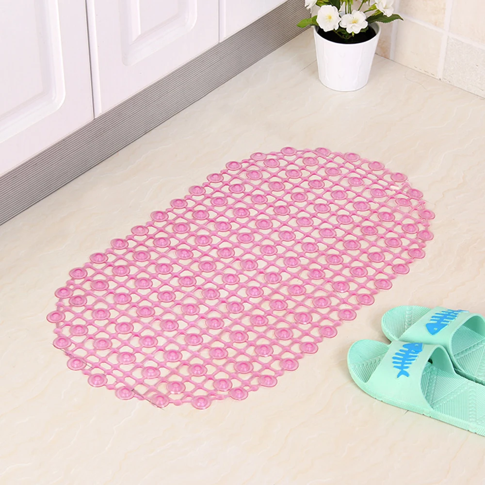 Tub Bath Shower Clear Bubble Mat Anti-slip PVC Safety Floor Rug Bathroom Set Best Selling 2019 Products New 67X37cm | Дом и сад