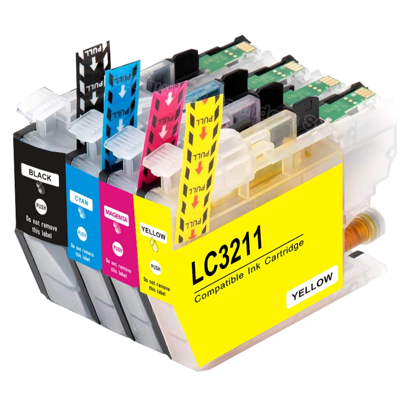 LC3211 4pac 1b + 1c 1 м 1y чернильный картридж для принтера Brother MFC J890DW/J895DW DCP