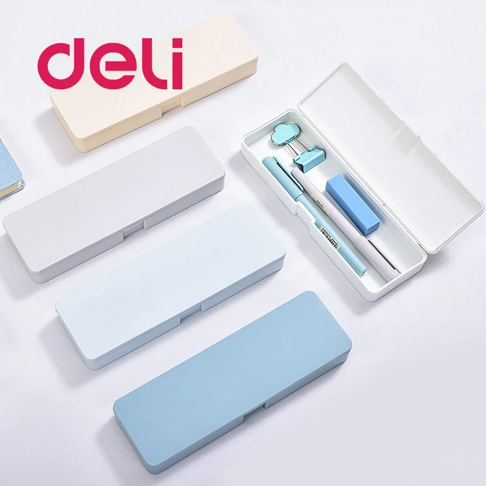 Deli 1 шт. студенческий мультфильм простой маленький Новый пенал детская