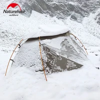 naturehike 2019 version nebula 2 tent ultra light double resident tent camping for wind rain cold and blizzard wild camping tent